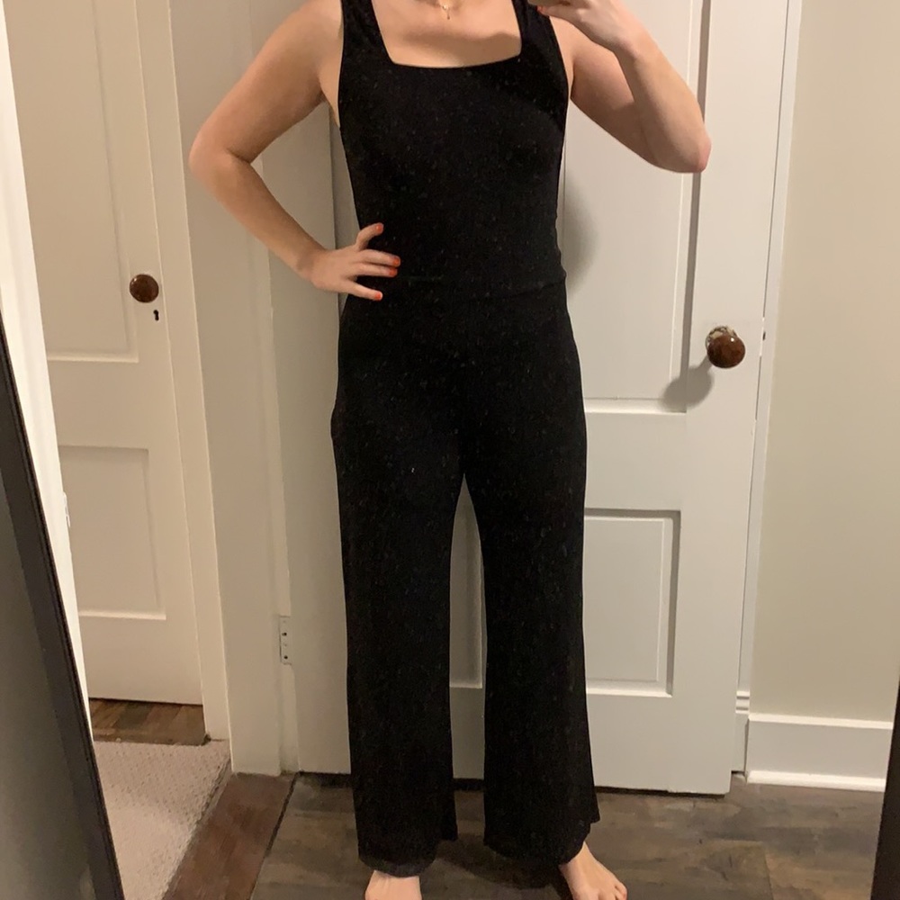 Black Zara Jumpsuit with open back